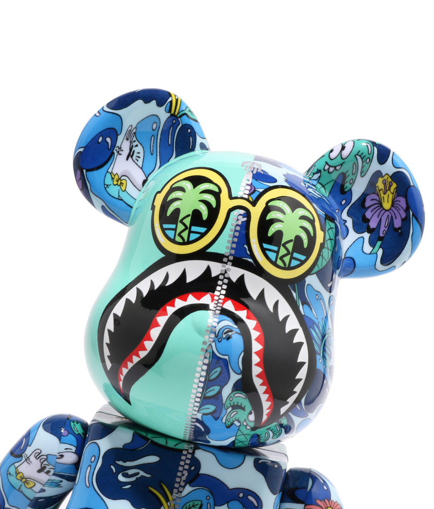 Steven Harrington Studio - BAPE - Steven Harrington Bearbrick, Blue