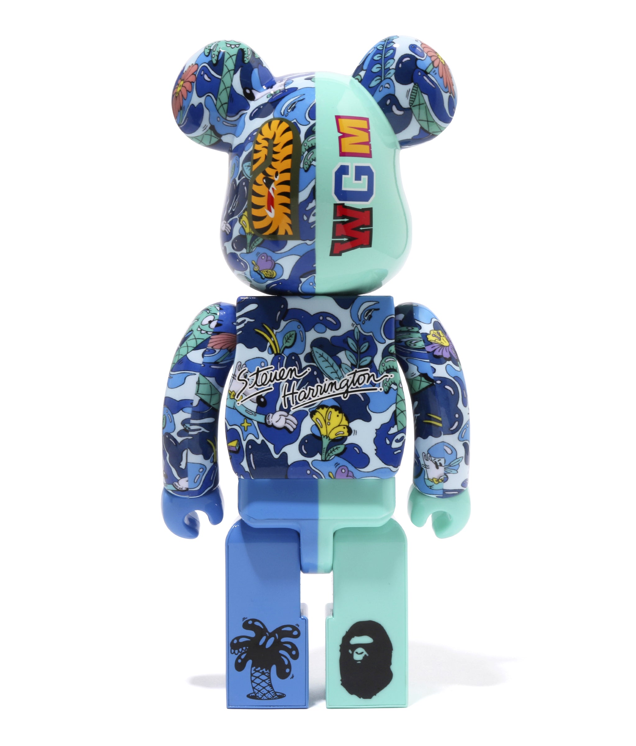 Steven Harrington Studio - BAPE - Steven Harrington Bearbrick, Blue