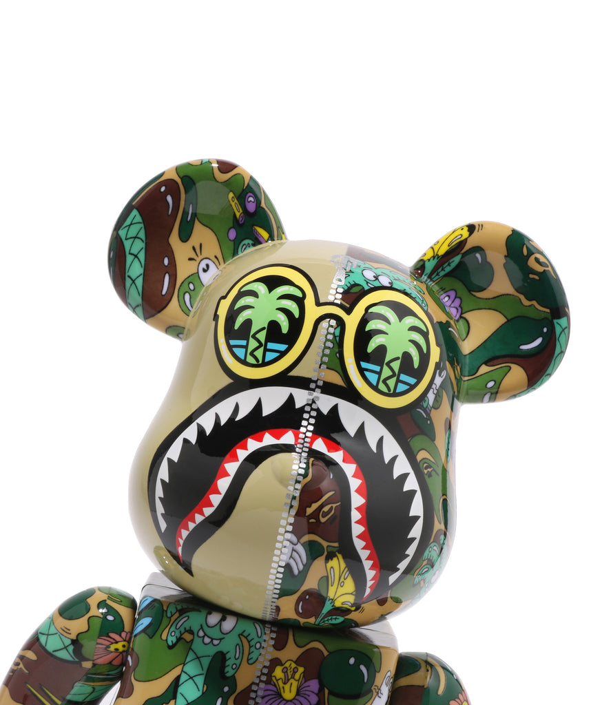 Steven Harrington Studio - BAPE - Steven Harrington Bearbrick, Green