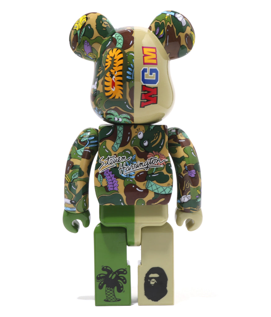 Steven Harrington Studio - BAPE - Steven Harrington Bearbrick, Green